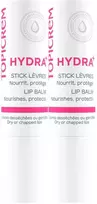 Topicrem HYDRA+ ultra-hydrating lip balm pack 2 x 4 gr