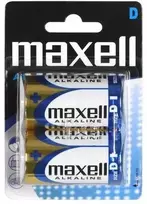 MAXELL šarminės baterijos LR20, 2 vnt.