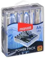 MAXELL šarminės baterijos LR6, VERTINGA DĖŽUTĖ, 24 vnt.