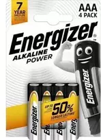 ENERGIZER šarminės baterijos AAA LR03, 4 vnt.