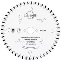 Pjovimo diskas medienai LEMAN F964.180.3024; 180x30x2,8 mm