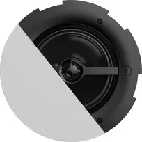 Audac AUDAC CALI660I/W 2 krypčių 6,5 colio Safelatch™ lubų garsiakalbių sistema su Twist-Fix™ grotelėmis, balta