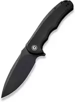 CIVIVI Praxis peilis su 9Cr18MoV geležte ir Micarta All Juodas rankena, modelis C803G
