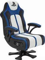 X Rocker Xrocker Playstation Legend 2.1 Wireless Pedestal Chair - Baltas, Mėlyna And Juodas