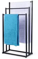 Rankšluosčių laikiklis Vilde, 44x21x86 cm, metalinis, juodas