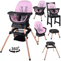Jokomisiada Multifunctional 6-in-1 swivel feeding chair for children ZA5659