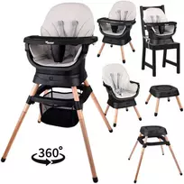 Jokomisiada Multifunctional 6-in-1 swivel feeding chair for children ZA5659