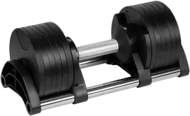 Ketaus reguliuojamo svorio automatinis hantelis, 24 kg, 2kg žingsniai, REBEL ACTIVE