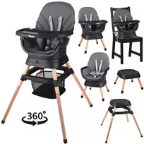 Jokomisiada Multifunctional 6-in-1 swivel feeding chair for children ZA5659