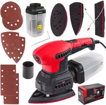 Red Technic Raudona Technic Universalus 3in1 ekscentrinis šlifuoklis Raudona Technic RTSMO0060