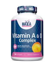 Maisto papildas Haya Labs Vitamin A & D Complex 100 kaps.