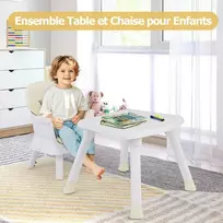 Promotions Vaikiška aukšta kėdė, 6 viename, balta ir geltona
