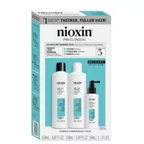 Plaukų priežiūros rinkinys Nioxin Pro Clinical System 3 Kit 150x150x50 ml