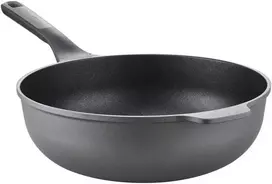 BergHOFF 30 cm wok keptuvė - Stone+ serija, lietas aliuminis su CeraGreen danga ir minkšta rankena