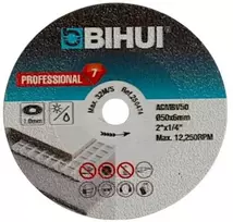 50x1,0x5,8 mm BIHUI deimantinis diskas stiklo, akmens masės, porcelianinių plytelių pjovimui su graveriu AGMBV50