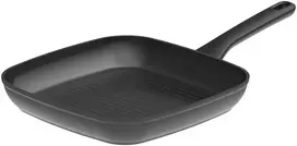 BergHOFF 26 cm grilio keptuvė - Helix neprideganti aliuminio keptuvė su grilio linijomis ir patogia rankena