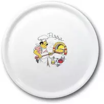 Hendi Patvari picos lėkštė iš Speciale porceliano, dekoruota, 330 mm - rinkinyje 6 vnt.