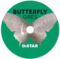 45 mm, ploniausias - 0,45 mm storio deimantinis diskas graveriui, plytelėms pjauti, Butterfly, Distar