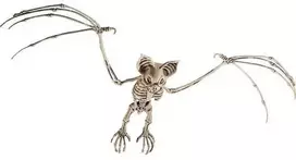 Helovino dekoracija "Šikšnosparnis-skeletas"