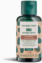The Body Shop Šampūnas Shea - Intense Repair sviestmedžių atkuriamasis šampūnas, 60 ml