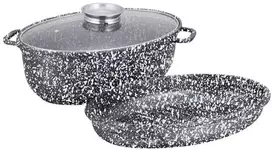 Klausberg KB-7367 keraminė keptuvė su dangčiu ir grotelėmis