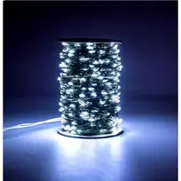Eu Sandelis Užuolaidų tipo lauko LED lempučių girlianda aplinkos dekoravimui, 500 LED 50m, šaltai balta LAMP36B