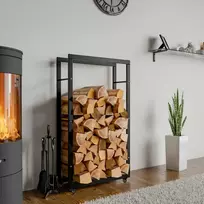 Mville "Keri" malkų lentyna su ratukais 25x60x150