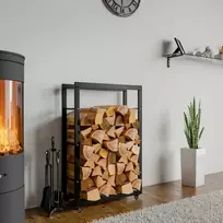 Mville "Keri" malkų lentyna su ratukais 25x60x100
