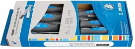 King Tony Atsuktuvų rinkinys, 7 vnt., 5 plokšti, 2 x PH UNIOR