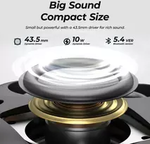 Tozo SoundGo Nešiojama kolonėlė Bluetooth Juodas