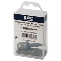 Grąžtas Adapterių rinkinys 1/4" / 3/8" / 1/2" x 50 mm BOHRCRAFT