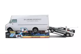 Jada Toys Back to the Future 40th Anniversary Time Machine Hollywood Rides Dlorean replica