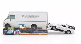Jada Toys Back to the Future 40th Anniversary Time Machine Ice Effect Dlorean replica