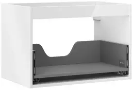 Praustuvo spintelės korpusas Mexen Box-A, 70 cm, 1 stalčius, Baltas glossy
