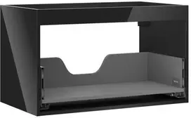 Praustuvo spintelės korpusas Mexen Box-A, 80 cm, 1 stalčius, Juodas glossy