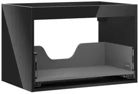 Praustuvo spintelės korpusas Mexen Box-A, 70 cm, 1 stalčius, Juodas glossy