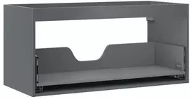 Praustuvo spintelės korpusas Mexen Box-A, 100 cm, 1 stalčius, Graphite matt