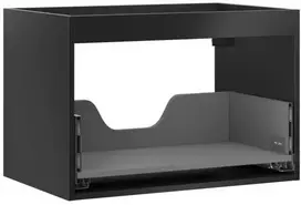Praustuvo spintelės korpusas Mexen Box-A, 70 cm, 1 stalčius, Juodas matt
