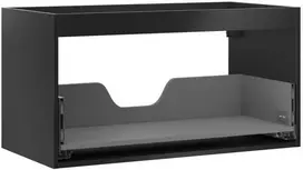 Praustuvo spintelės korpusas Mexen Box-A, 90 cm, 1 stalčius, Juodas matt
