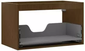 Praustuvo spintelės korpusas Mexen Box-A, 80 cm, 1 stalčius, Nut