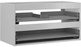 Praustuvo spintelės korpusas Mexen Box-A, 90 cm, 2 stalčiai, Pilkas matt