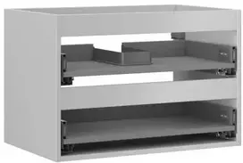 Praustuvo spintelės korpusas Mexen Box-A, 70 cm, 2 stalčiai, Pilkas matt