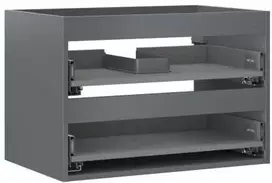 Praustuvo spintelės korpusas Mexen Box-A, 70 cm, 2 stalčiai, Graphite matt