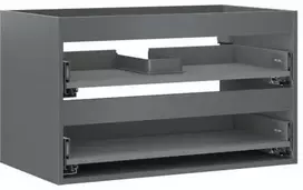 Praustuvo spintelės korpusas Mexen Box-A, 80 cm, 2 stalčiai, Graphite matt