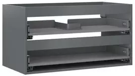 Praustuvo spintelės korpusas Mexen Box-A, 100 cm, 2 stalčiai, Graphite matt