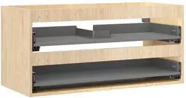 Praustuvo spintelės korpusas Mexen Box-A, 100 cm, 2 stalčiai, Oak