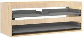 Praustuvo spintelės korpusas Mexen Box-A, 120 cm, 2 stalčiai, Oak