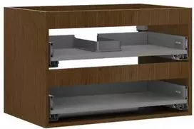Praustuvo spintelės korpusas Mexen Box-A, 70 cm, 2 stalčiai, Nut