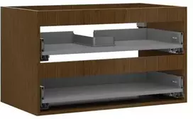 Praustuvo spintelės korpusas Mexen Box-A, 80 cm, 2 stalčiai, Nut