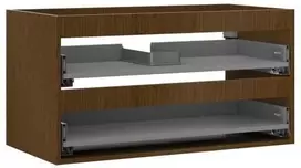 Praustuvo spintelės korpusas Mexen Box-A, 90 cm, 2 stalčiai, Nut